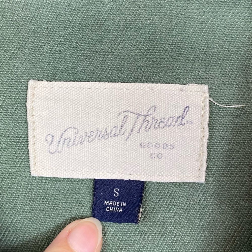 Universal Thread Green Denim Utility Jean Jacket - Picture 5 of 6